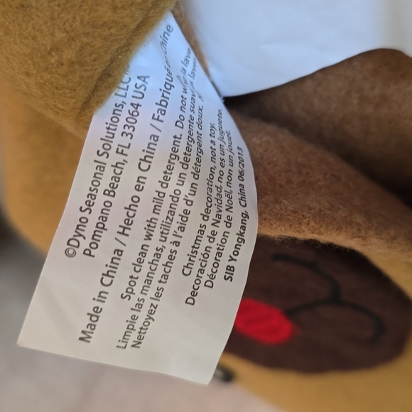 Reindeer Toddler Hat with Bells on Antlers - Picture 8 of 8